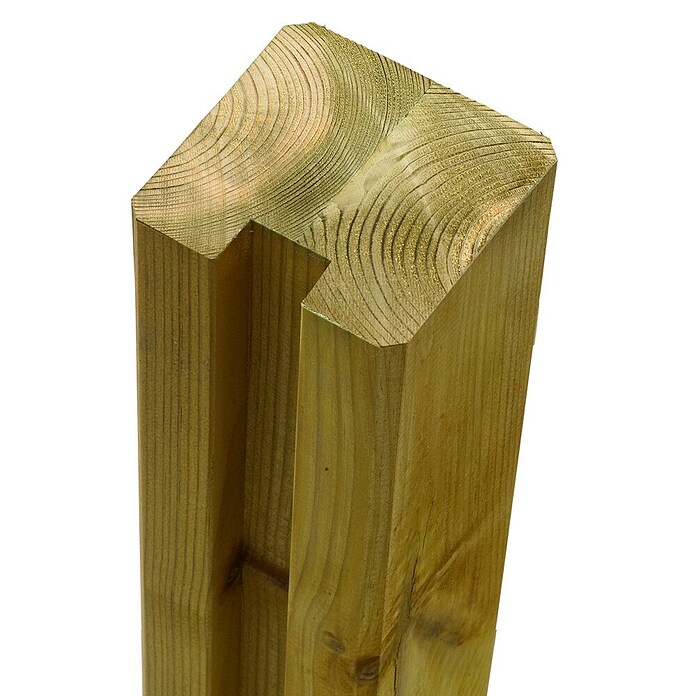 Plus Zaunpfosten Leimholz (Höhe: 188 cm, 9 x 9 cm, Natur, Holz, Anfangs-/Endpfosten) | BAUHAUS