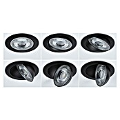 Paulmann LED-Einbauspot (Warmweiß, Durchmesser: 10,5 cm, Schwarz, 3 Stk.) | BAUHAUS