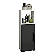VCM Flandu Midischrank (B x T x H: 31 x 32 x 93 cm, Weiß/Schwarz, Matt) | BAUHAUS