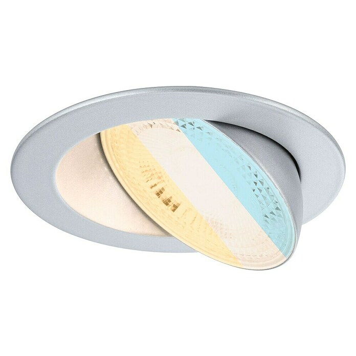 Paulmann LED-Einbauspot (Warmweiß, Durchmesser: 10,5 cm, Chrom matt, 1 Stk.) | BAUHAUS