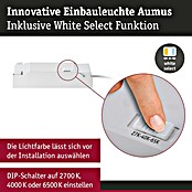 Paulmann LED-Einbauspot (Warmweiß, Durchmesser: 10,5 cm, Weiß, 3 Stk.) | BAUHAUS