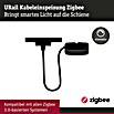 Paulmann URail Stromeinspeisung (100 cm, 100 W, Schwarz matt, Inkl. Endkappe) | BAUHAUS