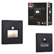 Paulmann Foco de pared LED (2,2 W, L x An x Al: 4,2 x 8 x 8 cm, Negro, Blanco cálido) | BAUHAUS