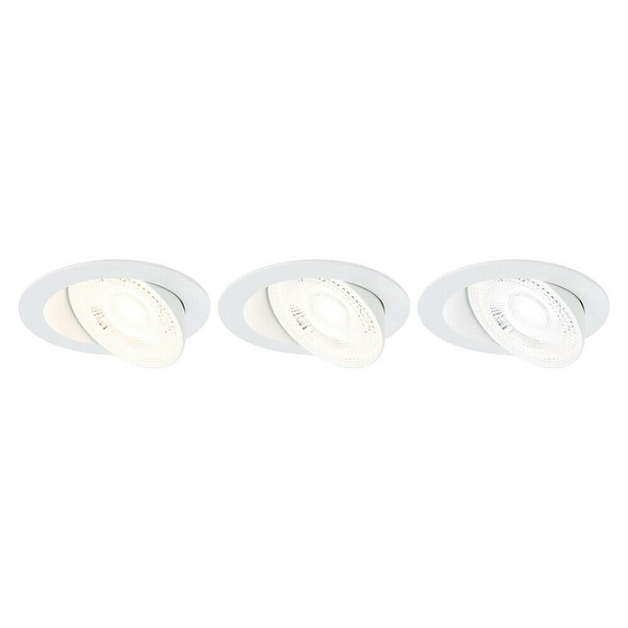 Paulmann LED-Einbauspot (Warmweiß, Durchmesser: 10,5 cm, Weiß, 1 Stk.) | BAUHAUS