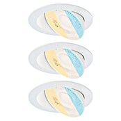 Paulmann LED-Einbauspot (Warmweiß, Durchmesser: 10,5 cm, Weiß, 3 Stk.) | BAUHAUS