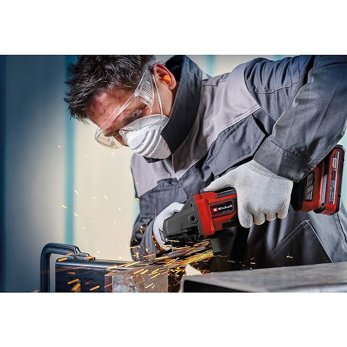 Einhell Professional Power X-Change 18V Akku-Winkelschleifer TP-AG 18/125 CE Q Li - Solo (Durchmesser Scheibe: 125 mm, 3 000 U/min - 10 500 U/min) | BAUHAUS