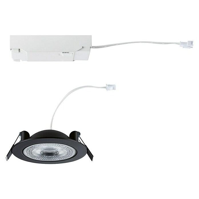 Paulmann LED-Einbauspot (Warmweiß, Durchmesser: 10,5 cm, Schwarz, 1 Stk.) | BAUHAUS