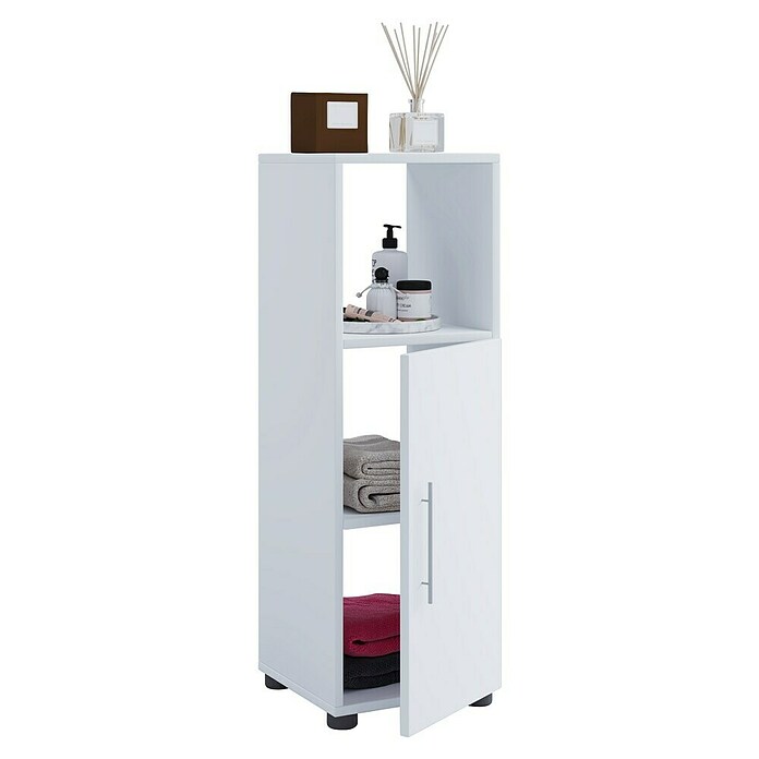 VCM Flandu Midischrank (B x T x H: 31 x 32 x 93 cm, Weiß, Matt) | BAUHAUS