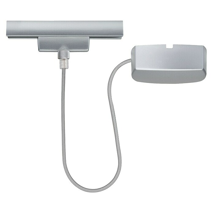 Paulmann URail Stromeinspeisung (100 cm, 100 W, Chrom matt, Inkl. Endkappe) | BAUHAUS