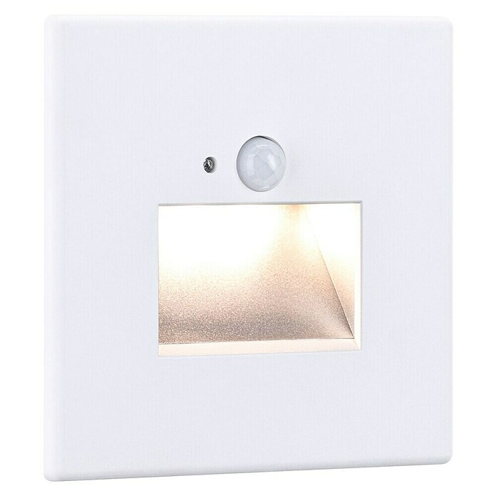 Paulmann Foco de pared LED (2,2 W, L x An x Al: 4,2 x 8 x 8 cm, Blanco, Blanco cálido) | BAUHAUS
