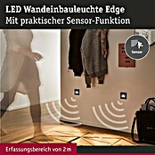 Paulmann LED-Wandstrahler (2,2 W, L x B x H: 4,2 x 8 x 8 cm, Schwarz, Warmweiß) | BAUHAUS