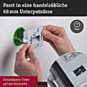 Paulmann LED-Wandstrahler (2,2 W, L x B x H: 4,2 x 8 x 8 cm, Schwarz, Warmweiß) | BAUHAUS