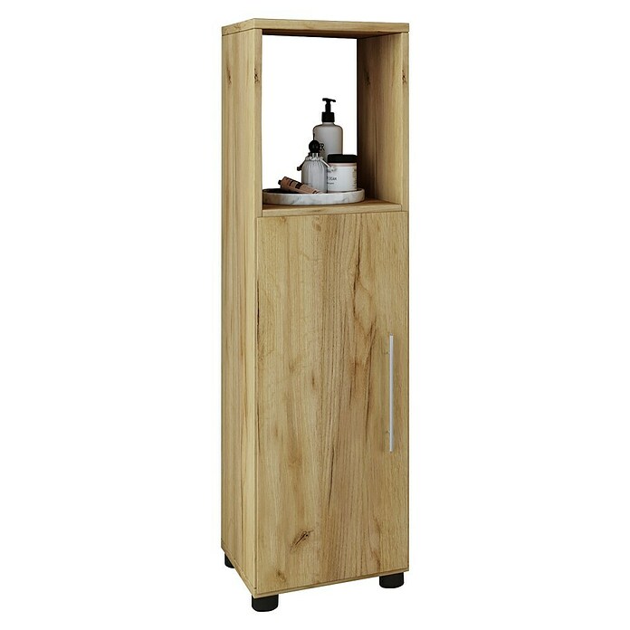 VCM Flandu Midischrank (B x T x H: 31 x 32 x 93 cm, Honig-Eiche, Matt) | BAUHAUS