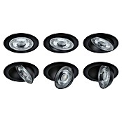 Paulmann LED-Einbauspot (Warmweiß, Durchmesser: 10,5 cm, Schwarz, 1 Stk.) | BAUHAUS
