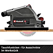 Einhell Professional Power X-Change 18V Akku-Tauchsäge TP-PS 18/165 LI BL-Solo (18 V, Ohne Akku, Leerlaufdrehzahl: 5 000 U/min) | BAUHAUS