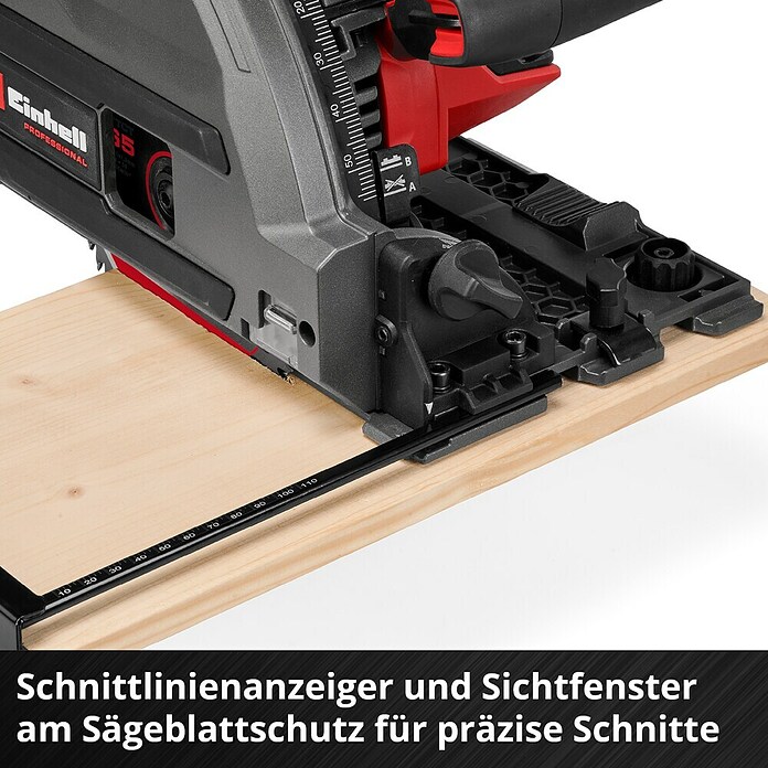 Einhell Professional Power X-Change 18V Akku-Tauchsäge TP-PS 18/165 LI BL-Solo (18 V, Ohne Akku, Leerlaufdrehzahl: 5 000 U/min) | BAUHAUS