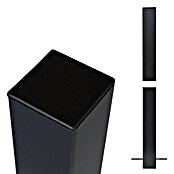 Plus Zaunpfosten zum Einbetonieren (Höhe: 236 cm, 8 x 8 cm, Grauschwarz, Stahl) | BAUHAUS