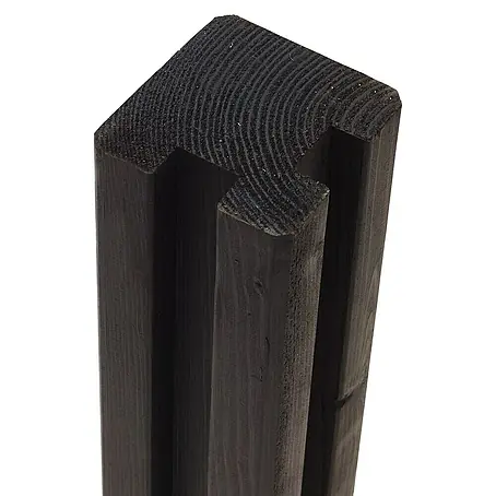 Plus  Holzpfosten 2 Nuten Ecke