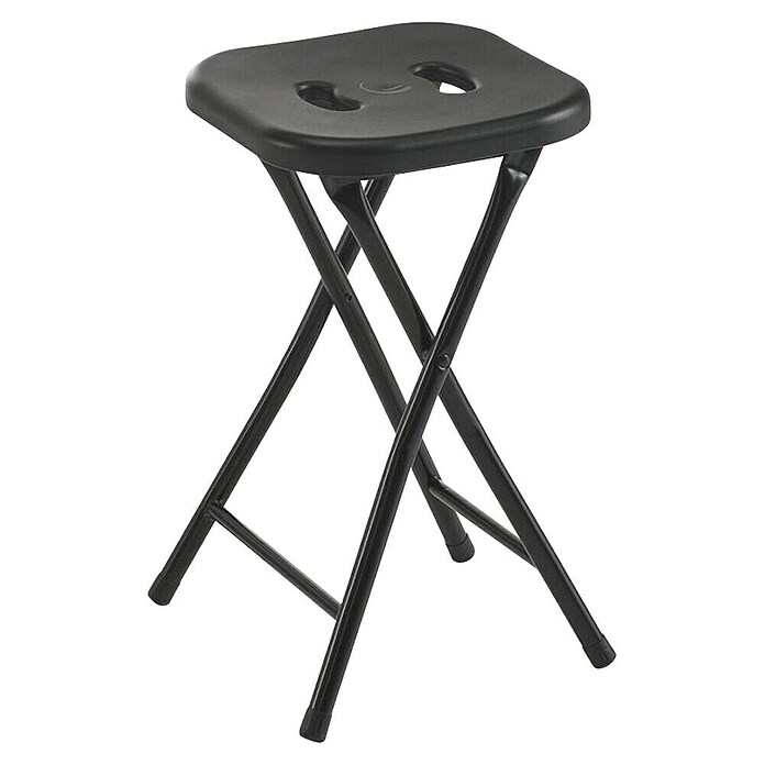 Gedy Taburete Levante (30,5 x 27,5 x 46,5 cm, Negro) | BAUHAUS
