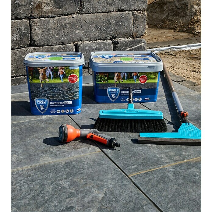 Fugli Pflasterfugenmörtel (Natur, 12,5 kg, Unkrauthemmend)