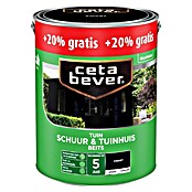 Cetabever Houtbeits Schuur & Tuin Zwart (Zwart, 3 l, Zijdeglans) | BAUHAUS