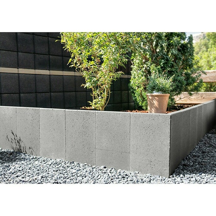 Christoph L-Stein (Grau, 25 x 22 x 39,8 cm, Stärke: 4,3 cm) | BAUHAUS
