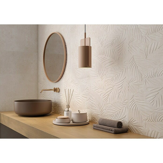 Revestimiento de pared Amira (30 x 90 cm, Bone, Mate, Rectificado) | BAUHAUS
