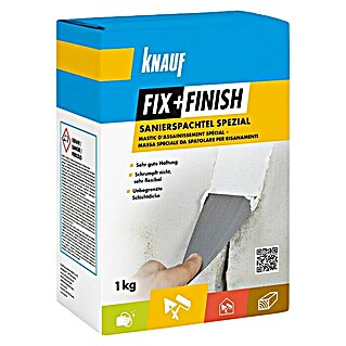 Knauf Fix+Finish Spachtelmasse Sanierspachtel Spezial (1 kg)