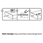 Rei Pomo para muebles (L x An: 33 x 33 mm, Cuero viejo, 4 ud.) | BAUHAUS