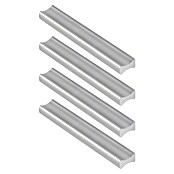 Rei Tirador para muebles 2279 (Distancia entre orificios: 96 mm, Plateado, Mate, 4 ud.) | BAUHAUS