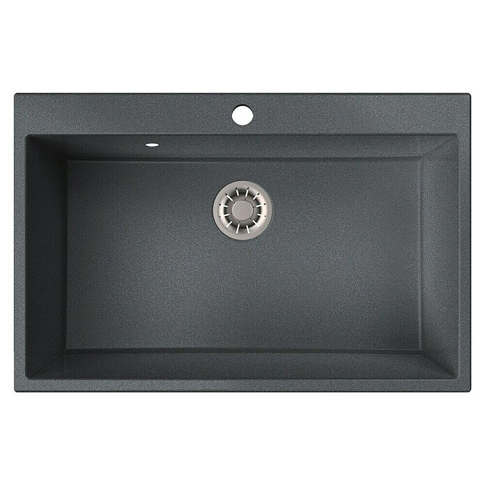 Atron Fregadero encastrable Atlas (51,6 x 78,6 cm, Silver, Mate) | BAUHAUS