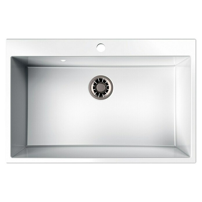 Atron Fregadero encastrable Atlas (51,6 x 78,6 cm, Blanco, Brillante) | BAUHAUS