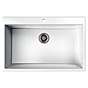 Atron Fregadero encastrable Atlas (51,6 x 78,6 cm, Blanco, Brillante) | BAUHAUS