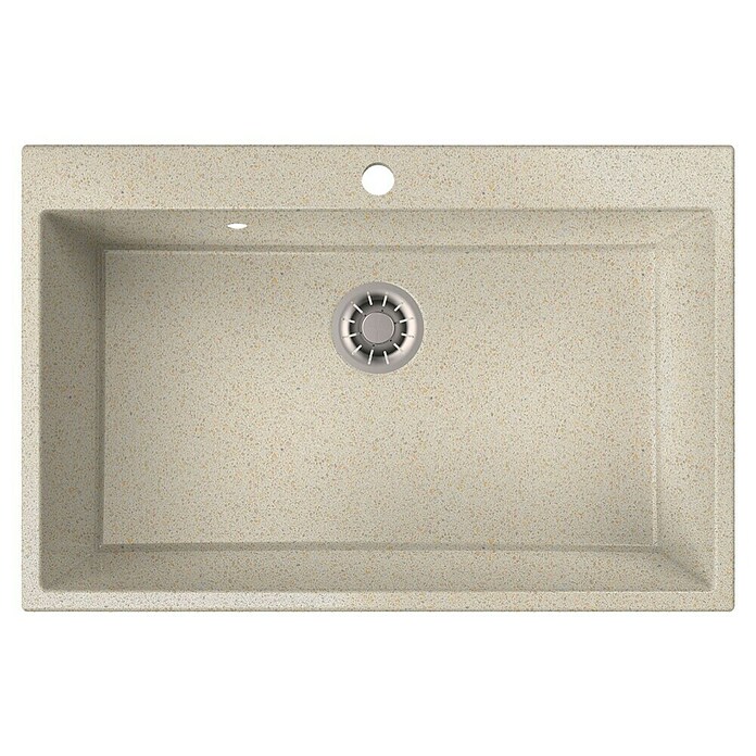 Atron Fregadero encastrable Atlas (51,6 x 78,6 cm, Crema minerva, Mate) | BAUHAUS