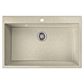 Atron Fregadero encastrable Atlas (51,6 x 78,6 cm, Crema minerva, Mate) | BAUHAUS