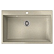 Atron Fregadero encastrable Atlas (51,6 x 78,6 cm, Crema minerva, Brillante) | BAUHAUS
