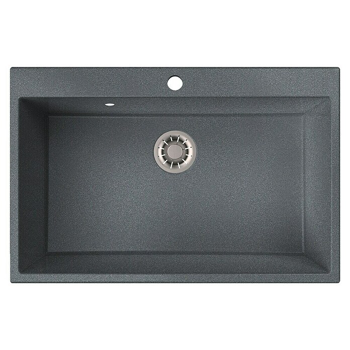Atron Fregadero encastrable Atlas (51,6 x 78,6 cm, Silver, Brillante) | BAUHAUS