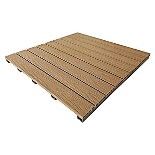 Dioco Loseta de WPC (Teka, 90 x 90 x 5 cm, 1 ud.)