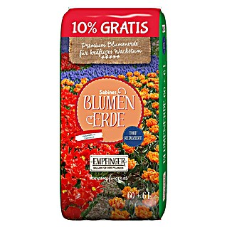 Empfinger Blumenerde 60l + 10% Gratis (66 l, Torfreduziert)