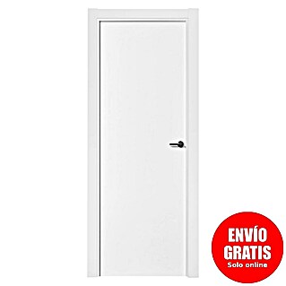 Pack puerta de interior Nazca (82,5 x 203 cm, Izquierda, Blanco)