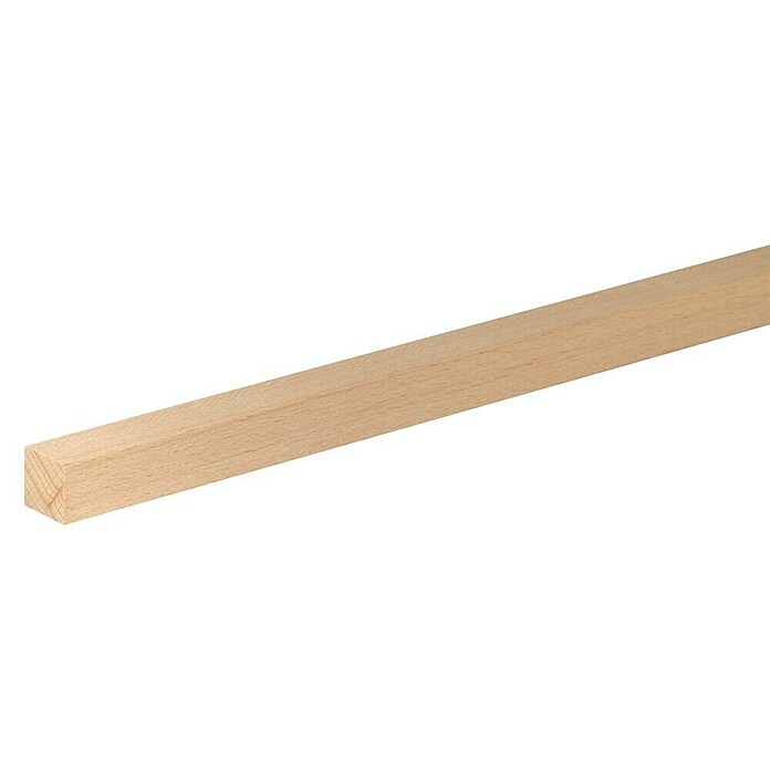 Rechteckleiste (2 100 x 20 x 20 mm, Holz, Buche) | BAUHAUS