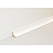 Hohlkehlleiste (L x B x H: 240 cm x 22 mm x 22 mm, MDF/Folie Weiß) | BAUHAUS