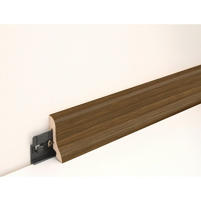 Sockelleiste FU018L (L x B x H: 2 400 x 18,5 x 38,5 mm, MDF, Nussbaum) | BAUHAUS