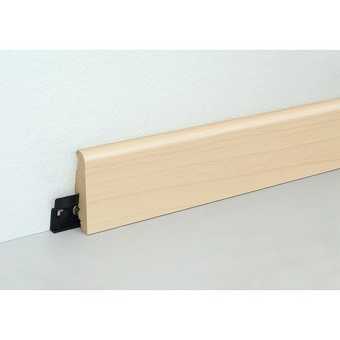 Sockelleiste FUO60L (2 400 x 19 x 58 mm, MDF, Ahorn) | BAUHAUS