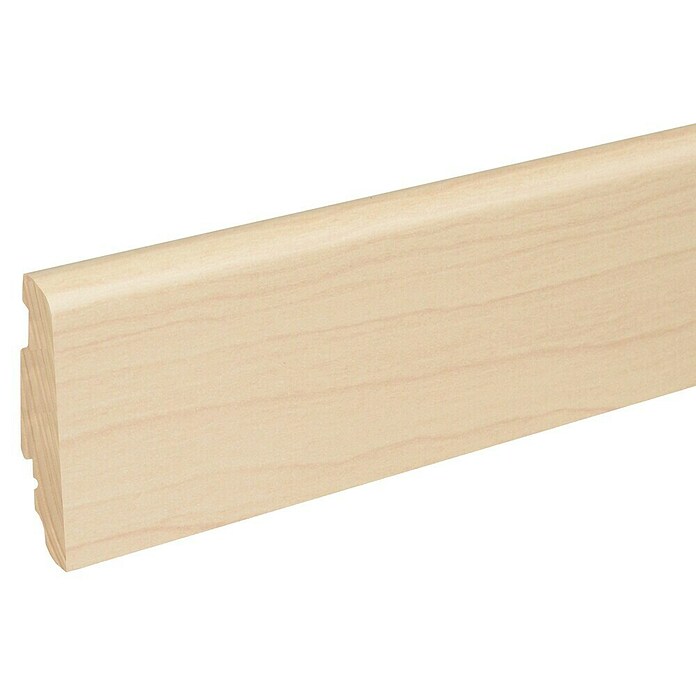 Sockelleiste FUO60L (2 400 x 19 x 58 mm, MDF, Ahorn) | BAUHAUS