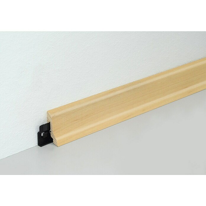 Profiles and more Sockelleiste SU18L (250 cm x 18,5 mm x 38,5 mm, MDF, Ahorn Lackiert) | BAUHAUS