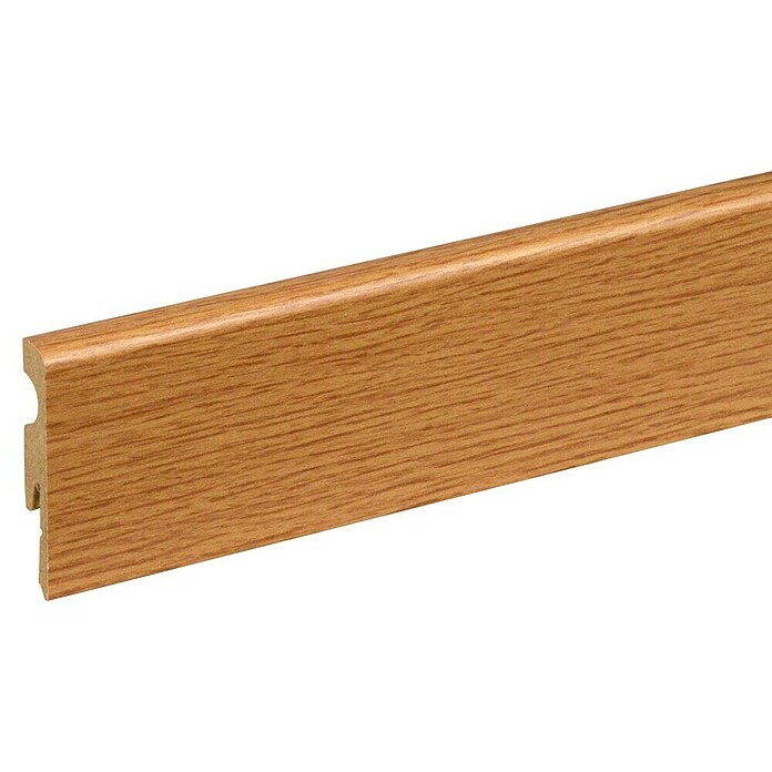 Sockelleiste FU007L (L x B x H: 2 400 x 10 x 58 mm, MDF, Eiche Natur) | BAUHAUS