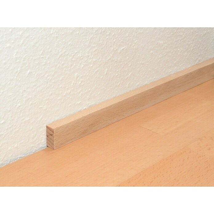Flachleiste (210 cm x 10 mm x 20 mm, Buche, Massiv, Naturbelassen, 1 Stk.) | BAUHAUS