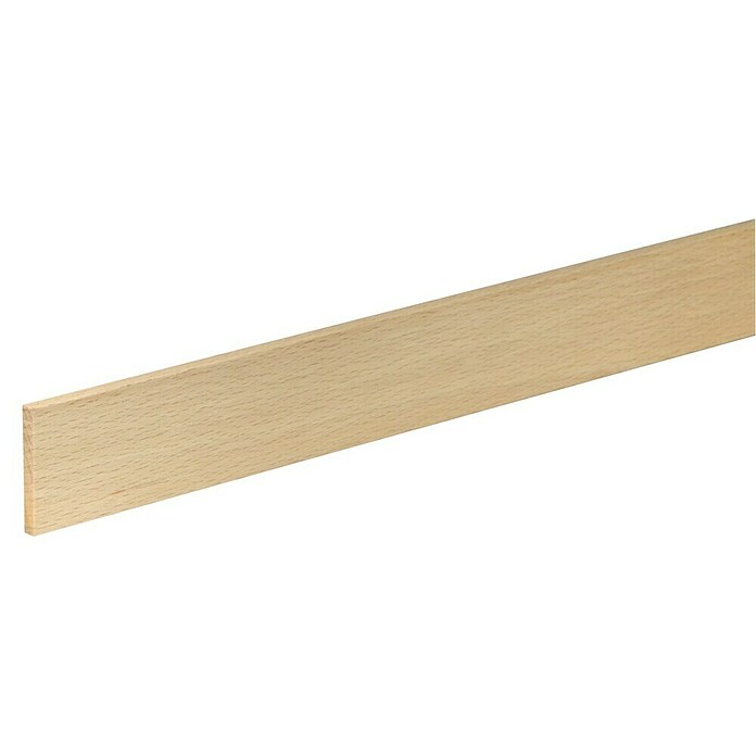 Flachleiste (210 cm x 5 mm x 40 mm, Buche, Massiv, Naturbelassen, 1 Stk.) | BAUHAUS