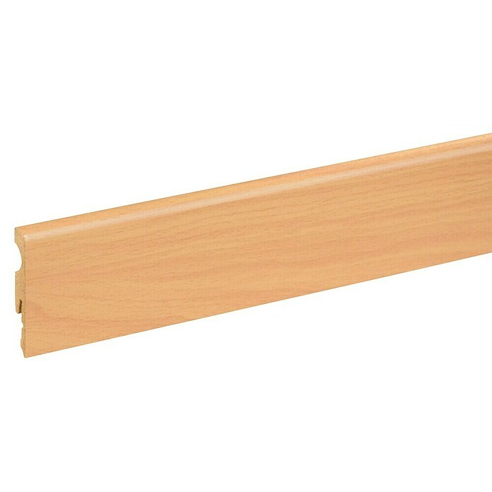 Sockelleiste FU007L (L x B x H: 2 400 x 10 x 58 mm, MDF, Erftbuche) | BAUHAUS